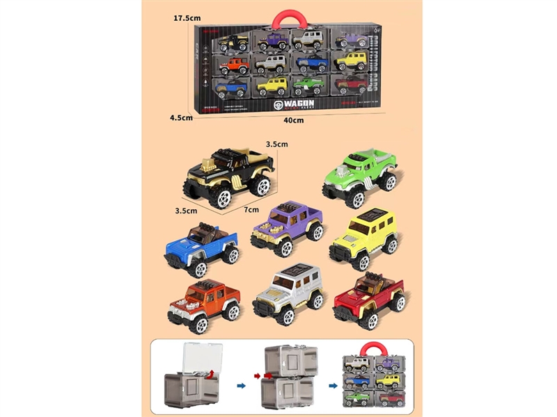 FREE WAY DIE-CAST CAR 12PCS,8ASST - HP1236643