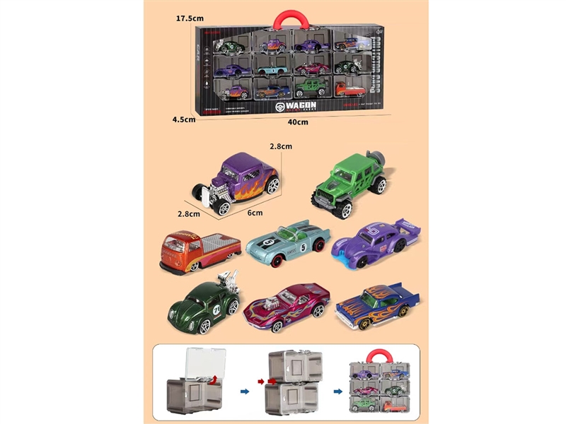 FREE WAY DIE-CAST CAR 12PCS,8ASST - HP1236645