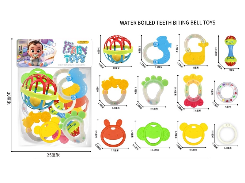 BABY RATTLE 12PCS - HP1237089