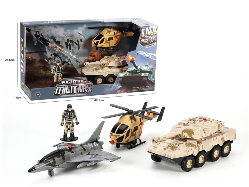FRICTION MILITARY SET W/LIGHT & SOUND - HP1237157