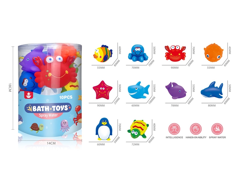 BATHROOM TOYS 10PCS - HP1237192