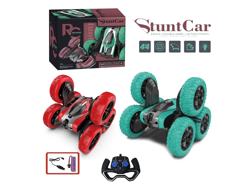 R/C STUNT CAR W/LIGHT & MUSIC（INCLUDED BATTERY） - HP1237260