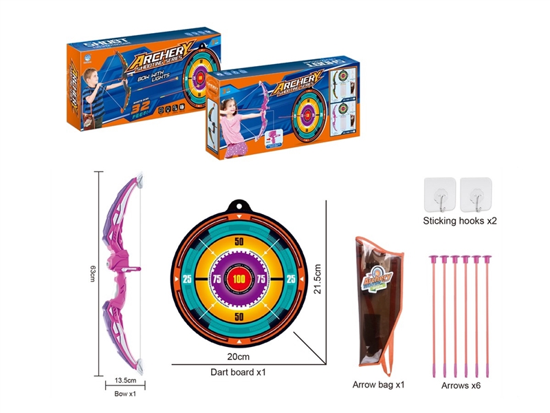 BOW AND ARROW SET W/LIGHT - HP1238298