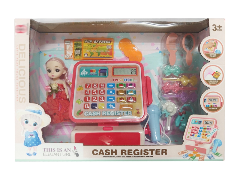 CASH REGISTER SET W/6