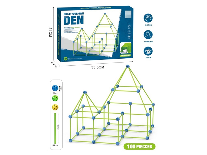 DIY CHILDRENS BEAD TENT 100PCS - HP1239243