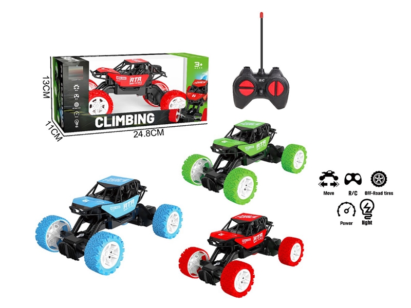 1:18 4-CHANNE CLIMBING CAR,3COLOURS - HP1239269