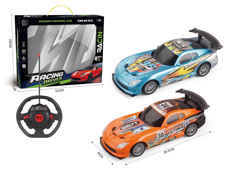 1:20 4-CHANNE R/C CAR,2COLOURS - HP1239337