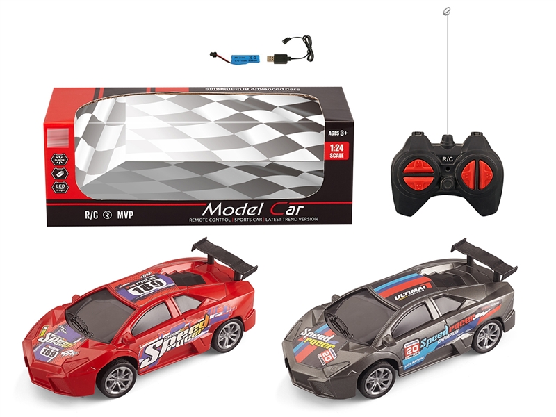 1:24 4-CHANNE R/C CAR（INCLUDE BATTERY）,2ASST - HP1239353