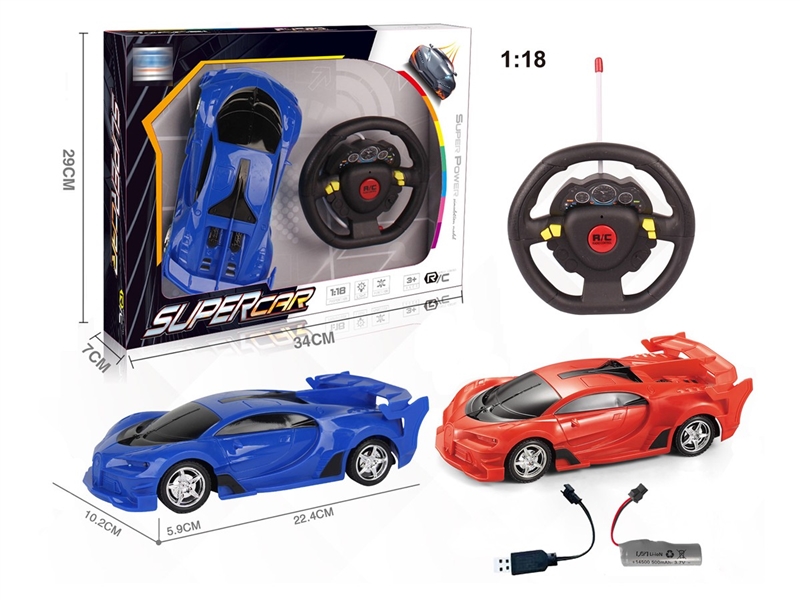 4-CHANNE R/C CAR W/LIGHT（INCLUDED BATTERY） - HP1239425