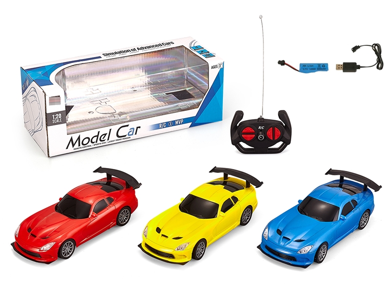 1:20 4-CHANNE R/C CAR（INCLUDE BATTERY）,3COLOURS - HP1239594