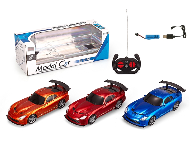 1:20 4-CHANNE R/C CAR（INCLUDE BATTERY）,3COLOURS - HP1239596