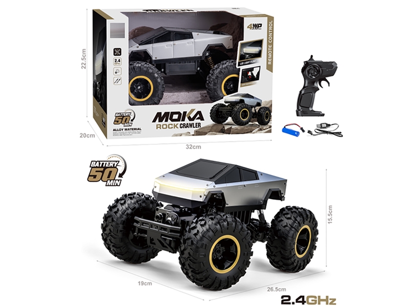 1:16 R/C DIE-CAST CLIMBING CAR W/LIGHT,2COLOURS（INCLUDED BATTERY） - HP1239879