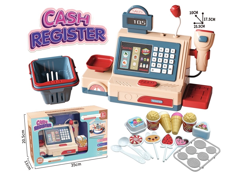 CASH REGISTER SET W/SOUND（NOT INCLUDED BATTERY） - HP1239975