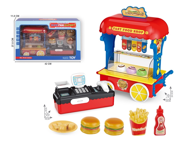 CASH REGISTER SET W/SOUND & LIGHT（NOT INCLUDED BATTERY） - HP1240031
