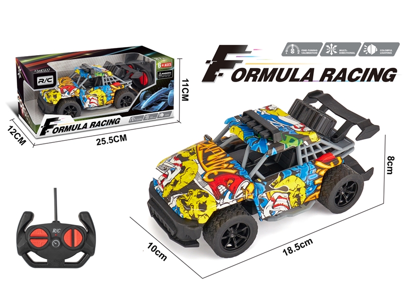 4-CHANNE R/C CAR W/LIGHT（NOT INCLUDED BATTERY） - HP1240401