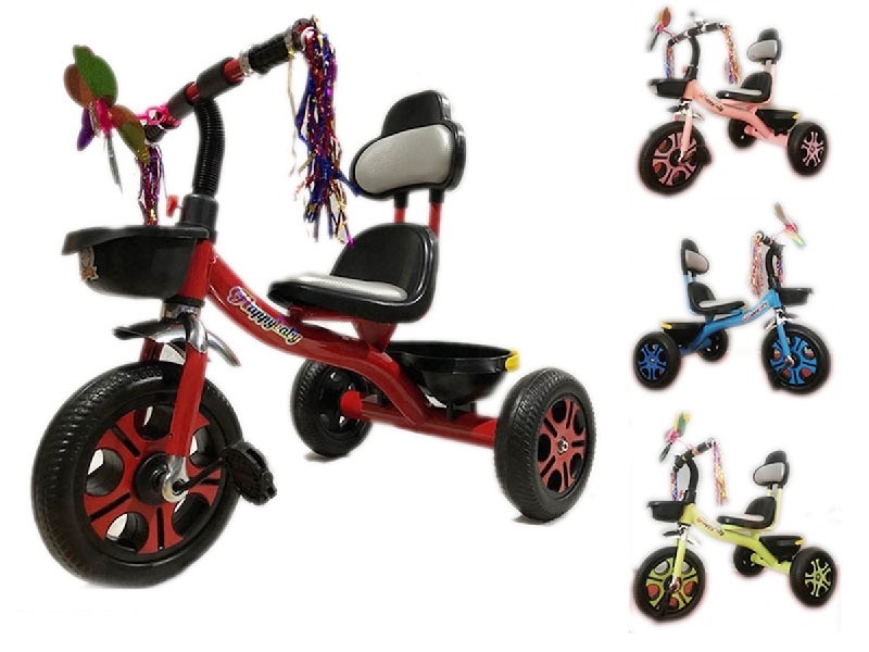 CHILD TRICYCLE（RED/BLUE/GREEN/PINK） - HP1240425