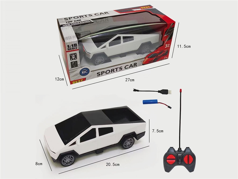 4-CHANNE R/C CAR W/LIGHT（INCLUDED BATTERY）2COLORS - HP1241105