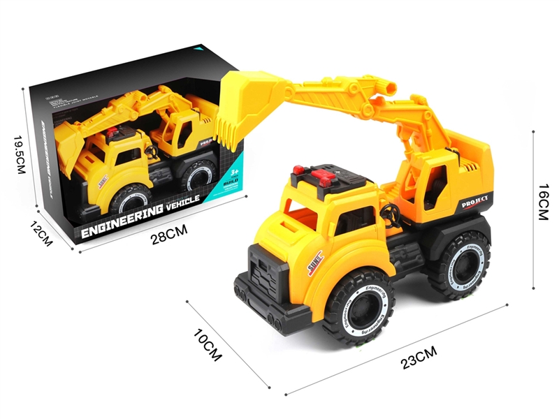 FRICTION CONSTRUCTION TRUCK W/LIGHT & SOUND - HP1241388