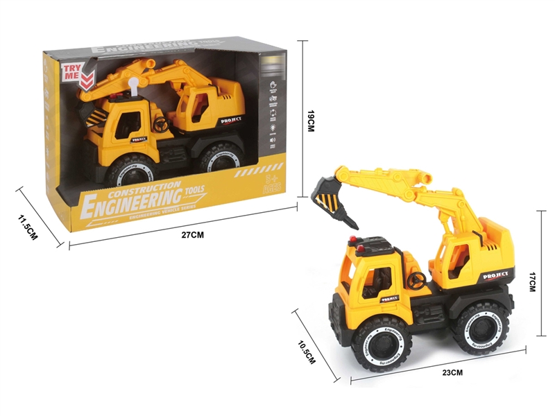 FRICTION CONSTRUCTION TRUCK W/LIGHT & MUSIC - HP1241390