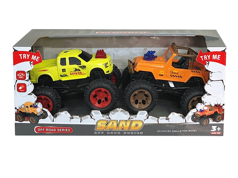 FRICTION CAR W/SOUND & LIGHT（INCLUDED BATTERY 3*AG13） - HP1241538