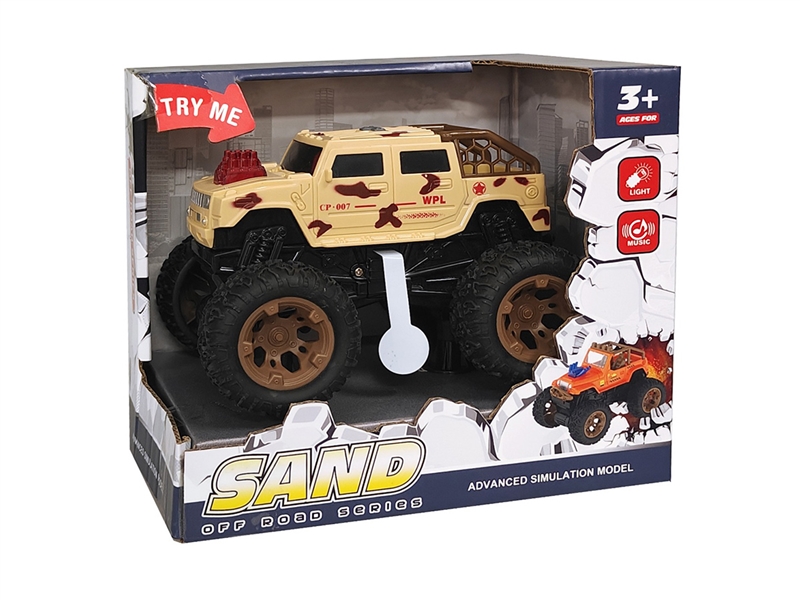 FRICTION CAR W/SOUND & LIGHT（INCLUDED BATTERY 3*AG13） - HP1241539