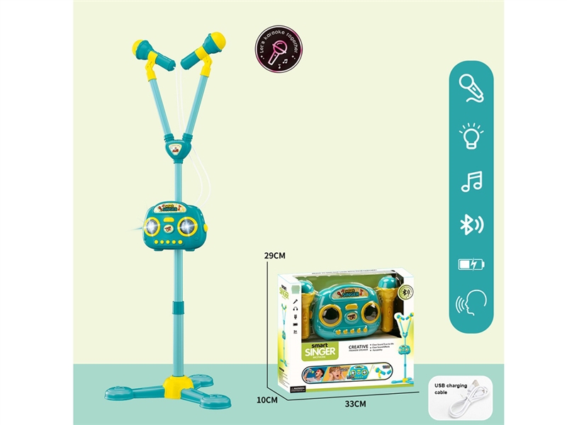 SPEAKER WITH DUAL MICROPHONES & BLUETOOTH, LIGHTAND MUSIC,USB CABLE,USB CABLE - HP1241706
