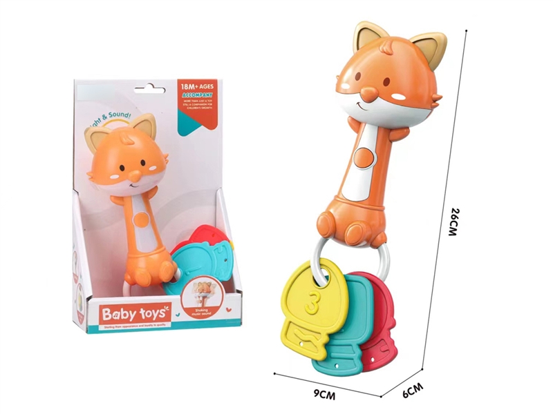 BABY SHAKE STICK W/LIGHT & MUSIC (NOT INCLUDE BATTERY) - HP1241820