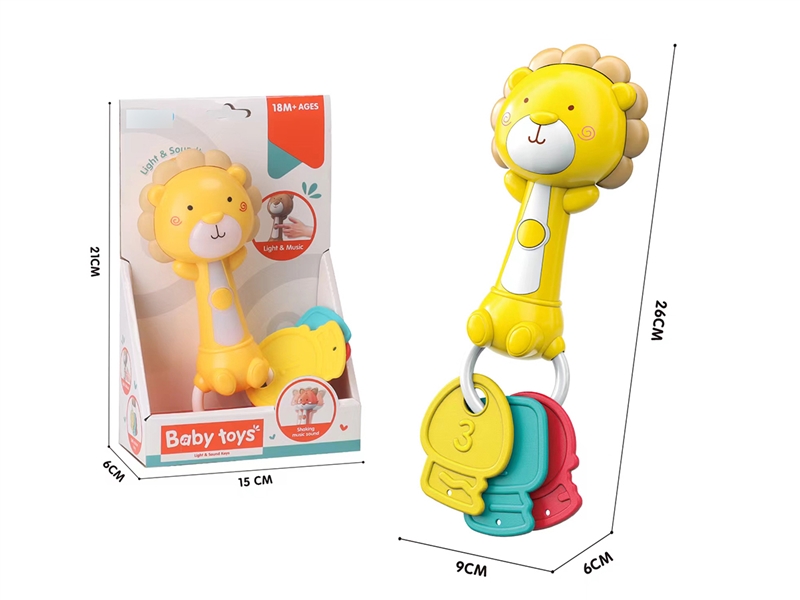BABY SHAKE STICK W/LIGHT & MUSIC (NOT INCLUDE BATTERY) - HP1241821