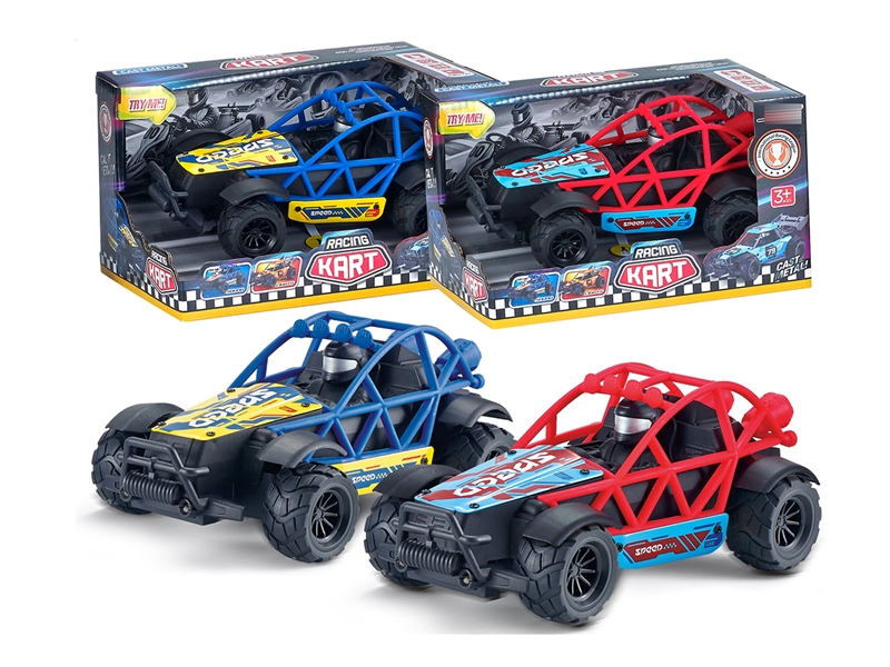FRICTION DIE CAST CAR W/LIGHT & SOUND,（INCLUDED BATTERY） - HP1242191