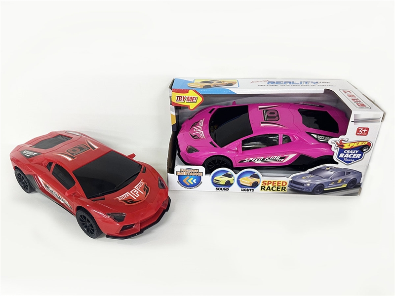 FRICTION CAR W/LIGHT & SOUND,（INCLUDED BATTERY） - HP1242200