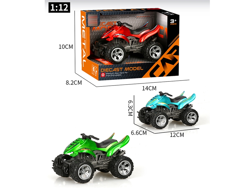 1:12 FRICTION DIE-CAST MOTORCYCLE，3COLOURS - HP1242937