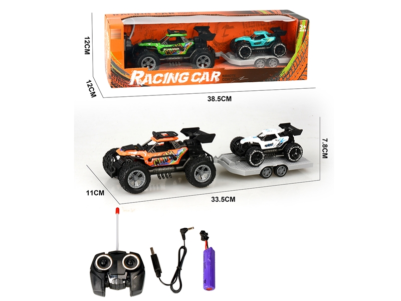 1:24 4-CHANNEL R/C CAR (INCLUDE BATTERY),2COLOURS - HP1243054