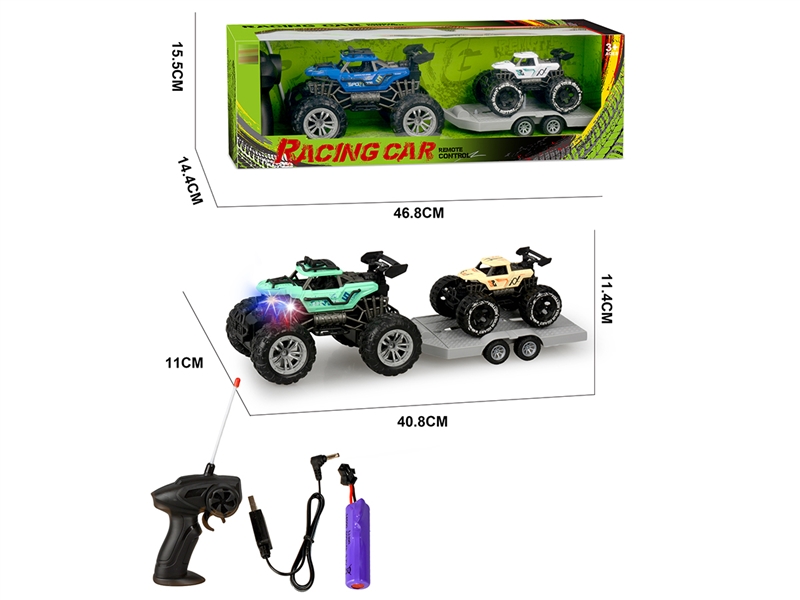 1:22 4-CHANNEL R/C CAR W/LIHGT(INCLUDE BATTERY),2COLOURS - HP1243055