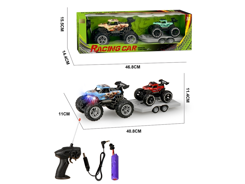 1:22 4-CHANNEL R/C CAR W/LIHGT(INCLUDE BATTERY),2COLOURS - HP1243056