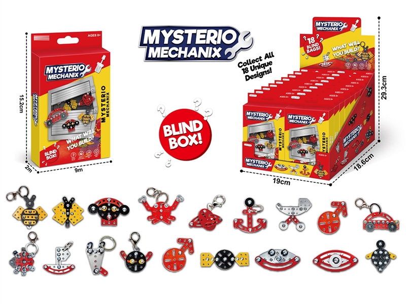 MECHANIX BLIND BOX,18PCS/DISPLAY BOX - HP1243207