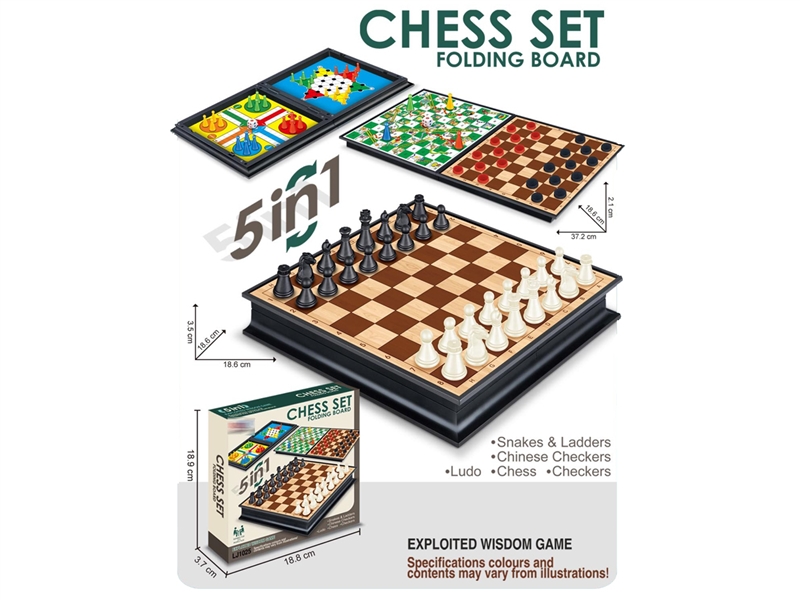 5 IN 1 CHESS GAME - HP1243255