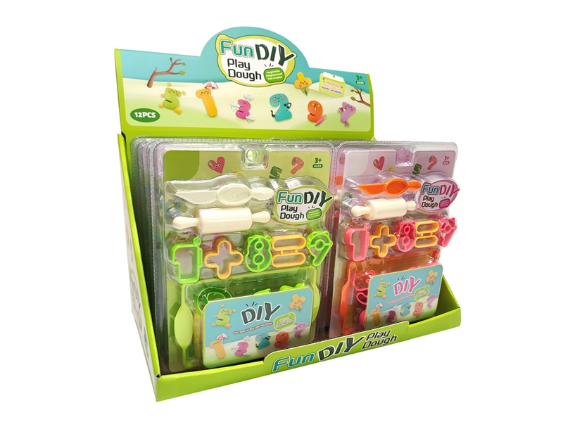 PLAY DOUGH SET,12PCS/DISPLAY BOX - HP1243301