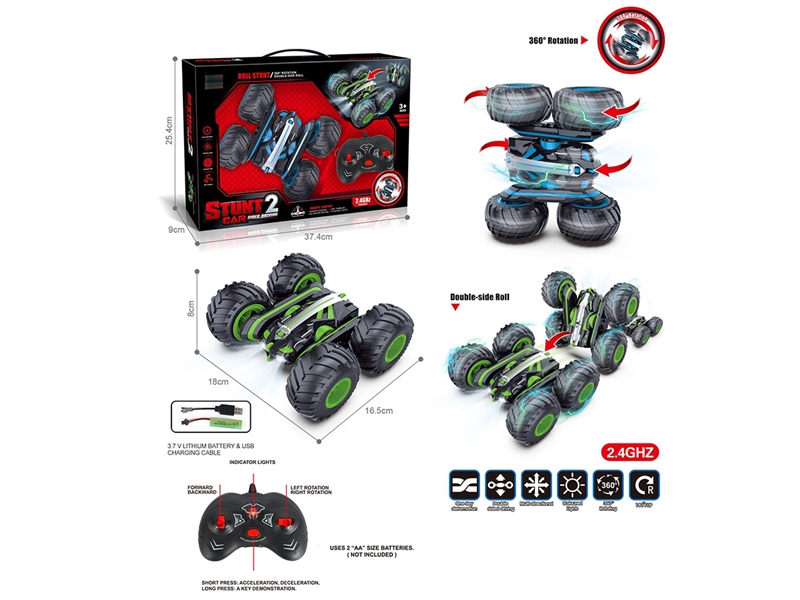 2.4G 5-CHANNEL R/C STUNT CAR (INCLUDE BATTERY) - HP1243527