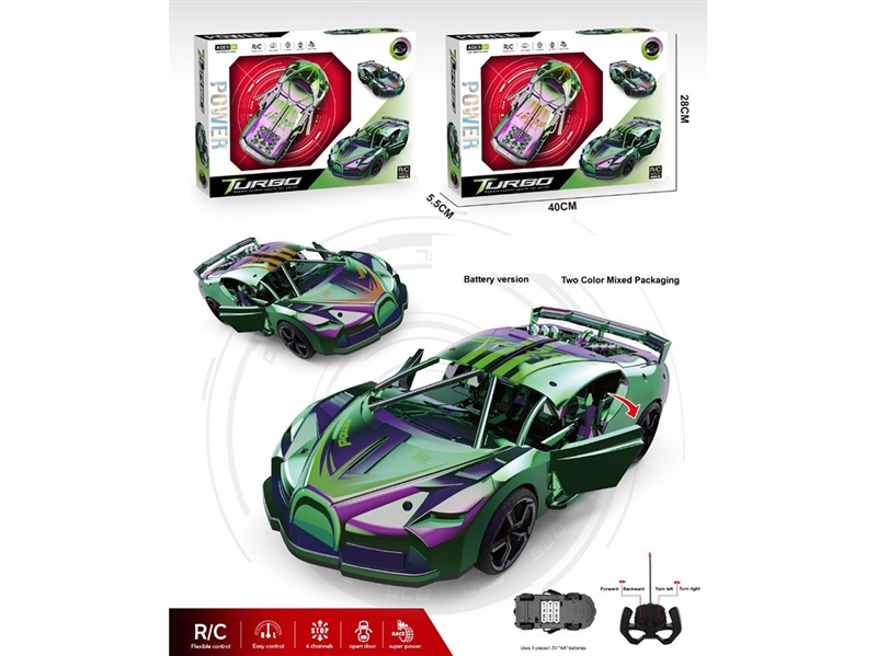 4-CHANNEL R/C CAR W/CAN OPEN THE DOOR(NOT INCLUDE BATTERY) - HP1243536