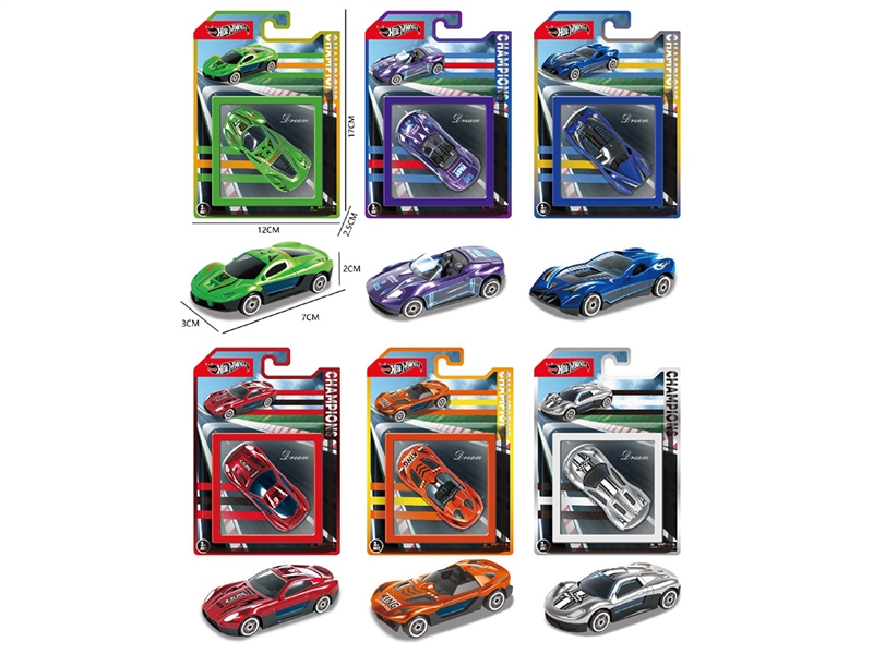 FREE WAY DIE-CAST CAR,6ASST - HP1243728