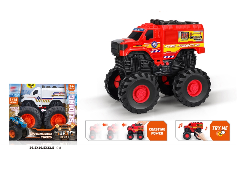 FRICTION TRUCK W/LIGHT & MUSIC - HP1243814