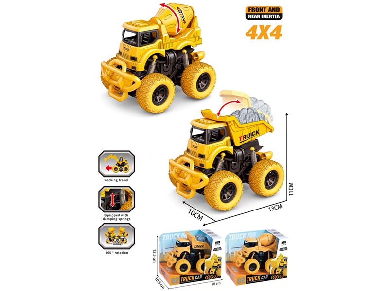 FRICTION CONSTRUCTION TRUCK,2ASST - HP1244487