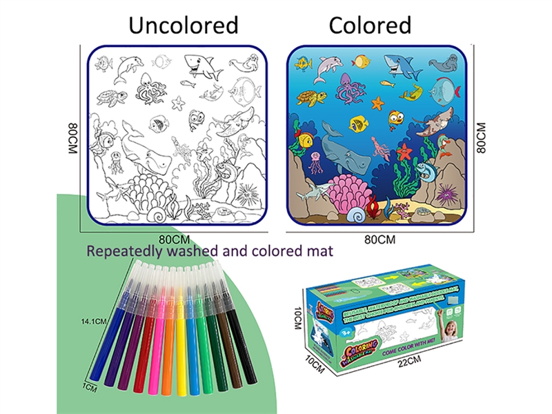 COLORING WASHABLE MAT - HP1245209