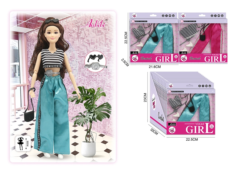 DOLLS CLOTHING 2ASST,12PCS/DISPLAY BOX - HP1245363