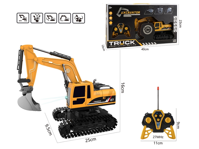 1:22 6-CHANNEL R/C CONSTRUCTION TRUCK W/LIGHT - HP1245976