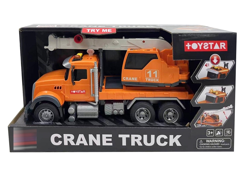 FRICTION CONSTRUCTION TRUCK W/LIGHT & SOUND - HP1246008