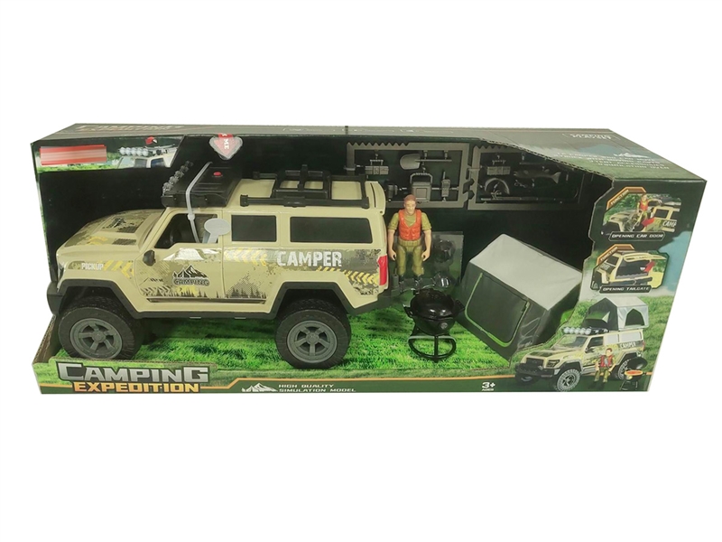 FREE WAY MILITARY CAR SET W/LIGHT & SOUND - HP1246038
