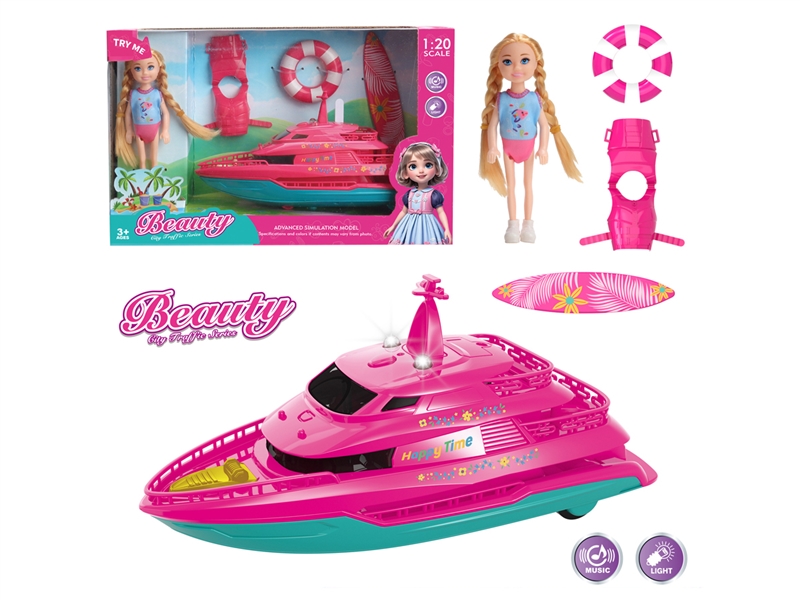 FRICTION YACHT W/LIGHT & SOUND & 5