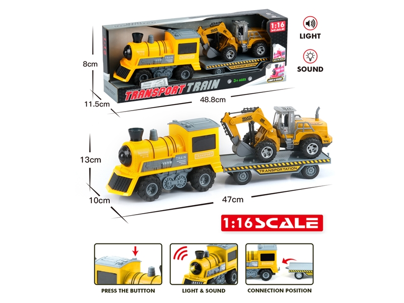 FRICTION TRUCK W/SOUND & LIGHT - HP1246050