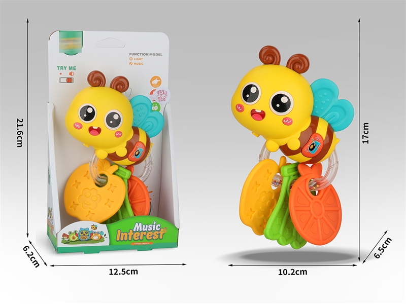 BABY RATTLE W/MUSIC & LIGHT - HP1246293